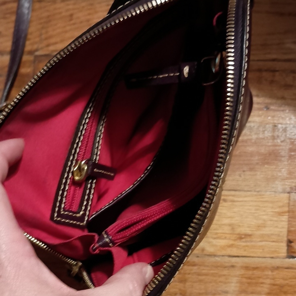 Dooney & Bourke Rich Purple Crossbody Bag - Picture 2 of 3